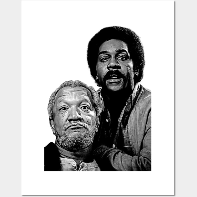 Sanford and Son - Classic 70s // Pencil Draw Style Wall Art by idontwannawait